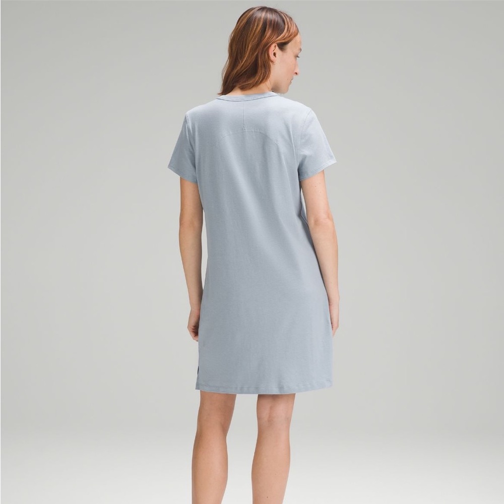 Classic-Fit Cotton-Blend T-Shirt Dress - Picture 2 of 8